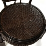 Террасный комплект Pelangi (стол со стеклом + 2 кресла) Walnut (грецкий орех)